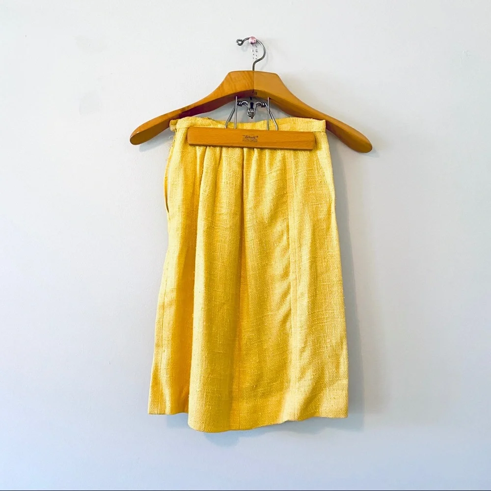 Vintage 50s 60s skirt dress suit tweed classic extra small xs - Picture 8 of 10